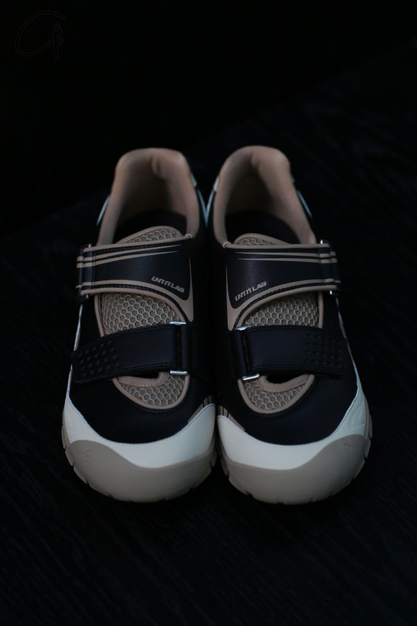 untitlab Velcro Racing Flat Shoes Series UTB-UN031403-NC Milk Tea PU6